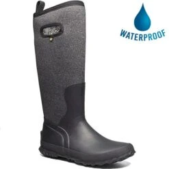 Bogs Womens Oxford Tall Wellington Boots - Black