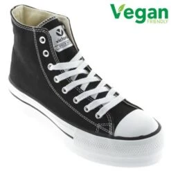 Victoria Shoes Womens Tribu Hi Trainers - Black