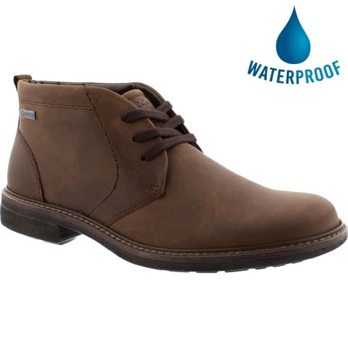 Ecco Mens Turn GTX Waterproof Boots - Cocoa Brown 3 Ecco Mens Turn GTX Waterproof Boots - Cocoa Brown