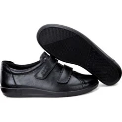 Ecco Womens Soft 2.0 Shoes - Black Black -Shoe Sales Shop Ecco 206513 56723 BlackBlack 6 5
