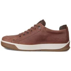 Ecco Shoes Mens Byway Tred Waterproof Leather Trainers - Brandy -Shoe Sales Shop Ecco BywayTred Brandy 3 12