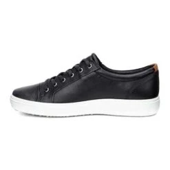 Ecco Shoes Mens Soft 7 Leather Trainers - Black 9 Ecco Shoes Mens Soft 7 Leather Trainers - Black -Shoe Sales Shop Ecco Soft7Mens Black3 5