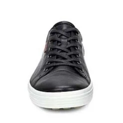 Ecco Shoes Mens Soft 7 Leather Trainers - Black 10 Ecco Shoes Mens Soft 7 Leather Trainers - Black -Shoe Sales Shop Ecco Soft7Mens Black4 5