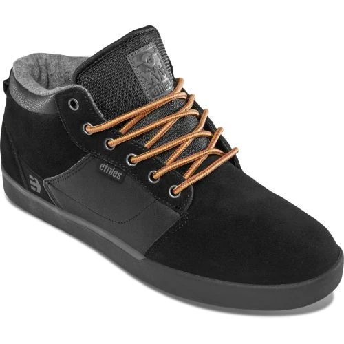 Etnies Mens Jefferson Water Resistant Skate Shoes - Black Black Gum 3 Etnies Mens Jefferson Water Resistant Skate Shoes - Black Black Gum