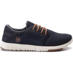 Etnies Mens Scout Vegan Skate Shoes - Navy Gold 15 Etnies Mens Scout Vegan Skate Shoes - Navy Gold -Shoe Sales Shop Etnies Scout NavyGoldRT 2 19