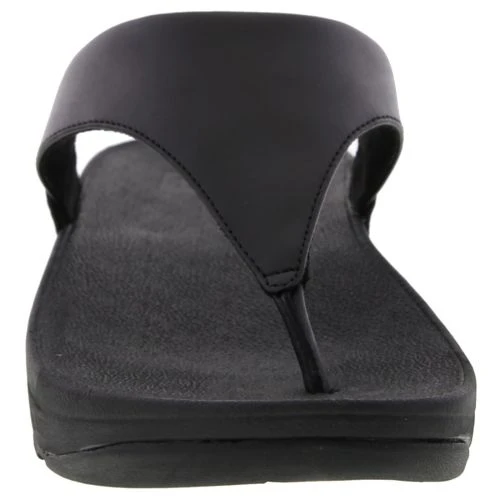 FitFlop Womens Lulu Toe Post Leather Flip Flop Sandals - Black 10 FitFlop Womens Lulu Toe Post Leather Flip Flop Sandals - Black - Image 8