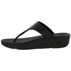 FitFlop Womens Lulu Toe Post Leather Flip Flop Sandals - Black 19 FitFlop Womens Lulu Toe Post Leather Flip Flop Sandals - Black -Shoe Sales Shop FitFlop LuLuLthToePost Black03 7