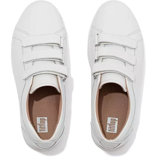 Fitflop Womens Rally Quick Stick Trainers - Urban White 5 Fitflop Womens Rally Quick Stick Trainers - Urban White - Image 3