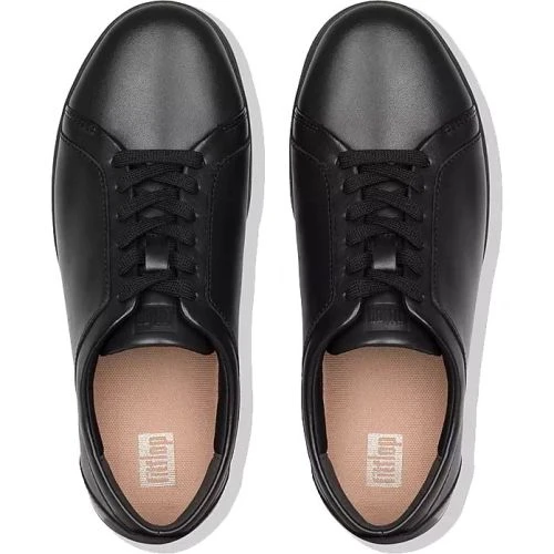 Fitflop Womens Rally Sneaker Trainers - All Black 5 Fitflop Womens Rally Sneaker Trainers - All Black - Image 3