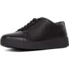 Fitflop Womens Rally Sneaker Trainers - All Black -Shoe Sales Shop Fitflop RallySneaker AllBlack 3 8