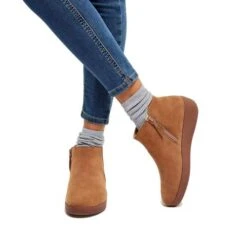 FitFlop Womens Sumi Ankle Boots - Light Tan -Shoe Sales Shop Fitflop Sumi LightTan 2 7