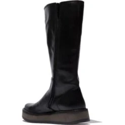 Fly London Womens Rhea Mid Boots - Black -Shoe Sales Shop Fly Rhea Black 3 6
