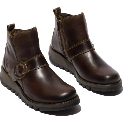 Fly London Womens Sias Ankle Boot - Dark Brown 5 Fly London Womens Sias Ankle Boot - Dark Brown - Image 3