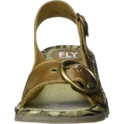 Fly London Womens Tram Sandals - Camel -Shoe Sales Shop Fly Tram Camel 1 6