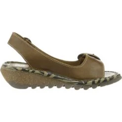 Fly London Womens Tram Sandals - Camel -Shoe Sales Shop Fly Tram Camel 2 6