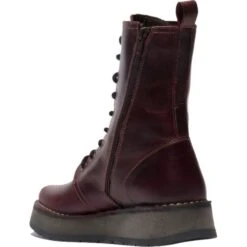 Fly London Womens Rami Ankle Boots - Purple -Shoe Sales Shop FlyL Rami Purple 3 6