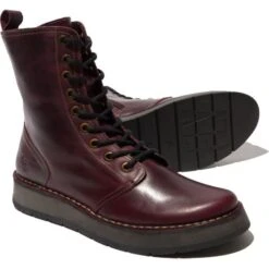 Fly London Womens Rami Ankle Boots - Purple -Shoe Sales Shop FlyL Rami Purple 4 6