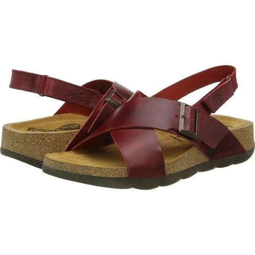 Fly London Womens Chlo Sandals - Red 9 Fly London Womens Chlo Sandals - Red - Image 7