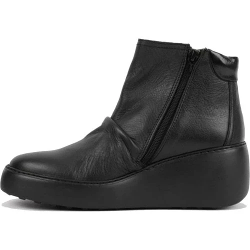 Fly London Womens Dabe Wedge Ankle Boot - All Black 7 Fly London Womens Dabe Wedge Ankle Boot - All Black - Image 5