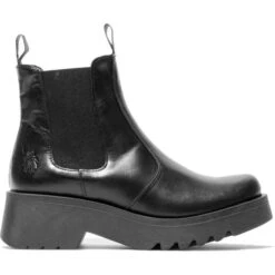 Fly London Womens Medi Chelsea Ankle Boots - Black