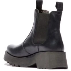 Fly London Womens Medi Chelsea Ankle Boots - Black -Shoe Sales Shop FlyLondon Medi Black 3 5