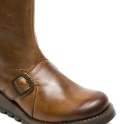 Fly London Womens Mes 2 Wedge Zip Up Boots - Camel 11 Fly London Womens Mes 2 Wedge Zip Up Boots - Camel -Shoe Sales Shop FlyLondon Mes2 CamelRT 5 6