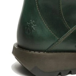 Fly London Womens Mes 2 Wedge Zip Up Boots - Petrol -Shoe Sales Shop FlyLondon Mes2 PetrolRT 4 6