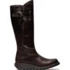 Fly London Womens Mol 2 Knee High Wedge Boots - Dark Brown -Shoe Sales Shop FlyLondon Mol2 DarkBrownRT 1 6