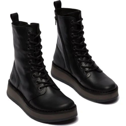 Fly London Womens Rami Ankle Boots - Black 4 Fly London Womens Rami Ankle Boots - Black - Image 2