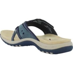 Free Spirit Womens Juliet Toe Post Sandal - Navy -Shoe Sales Shop FreeSpirit Juliet Navy 3 6