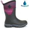 Muck Boots Womens Arctic Sport Mid Wellington Boots - Black Magenta 2 Muck Boots Womens Arctic Sport Mid Wellington Boots - Black Magenta -Shoe Sales Shop GDE2495