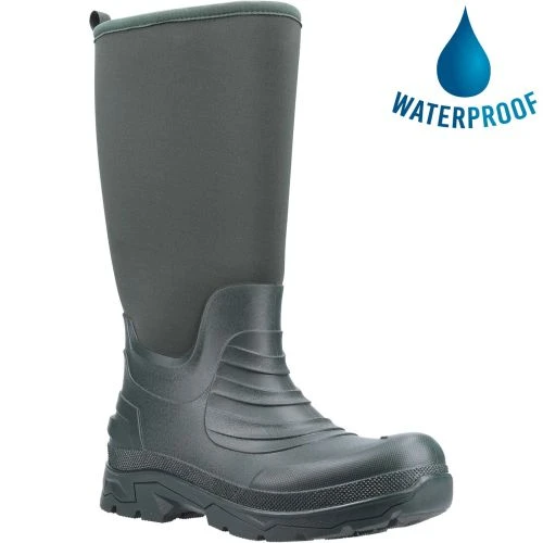 Cotswold Mens Kenwood Wellington Boots - Green 3 Cotswold Mens Kenwood Wellington Boots - Green
