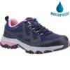 Cotswold Womens Wychwood Waterproof Shoes - Navy Pink -Shoe Sales Shop GDE2539 1