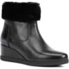 Geox Womens Anylla Boots - Black -Shoe Sales Shop Geox AnyllaWedge Black 1 5