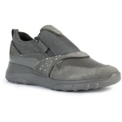 Geox Womens Alleniee Trainers - Dark Grey