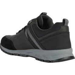 Geox Mens Delray Amphibiox Waterproof Walking Shoes - Black -Shoe Sales Shop Geox DelrayBABX Black 4 5