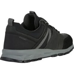 Geox Mens Delray Amphibiox Waterproof Walking Shoes - Black -Shoe Sales Shop Geox DelrayBABX Black 5 5