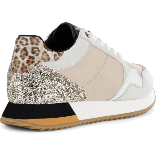 Geox Womens Doralea Trainers - Off White Beige 4 Geox Womens Doralea Trainers - Off White Beige - Image 2