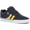 Globe Mens Encore 2 Skate Shoes - Navy Pale Yellow -Shoe Sales Shop Globe Encore2 NavyPaleYellow 7 19