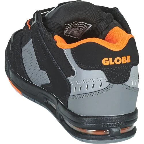 Globe Mens Sabre Skate Shoes - Black Grey Orange 7 Globe Mens Sabre Skate Shoes - Black Grey Orange - Image 5