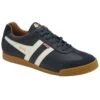 Gola Made In England Mens Harrier Elite Trainers - Navy Off White -Shoe Sales Shop Gola HarrierElite NavyOffWhite 2 6