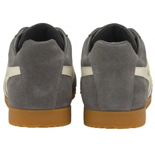 Gola Mens Harrier Classics Suede Trainers Shoes - Ash Ecru 5 Gola Mens Harrier Classics Suede Trainers Shoes - Ash Ecru - Image 3