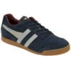 Gola Mens Harrier Trainers - Navy Off White Deep Red -Shoe Sales Shop Gola HarrierSuedeNvyWtRd 2 6