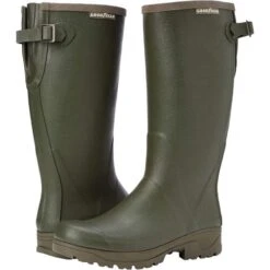 Goodyear Mens Stream Neoprene Wellington Boots - Green -Shoe Sales Shop Goodyear Stream Green 5 16