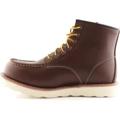 Grinders Mens Alpha Safety Steel Toe Cap Boot - Brown -Shoe Sales Shop Grinders Alpha Brown 7 7