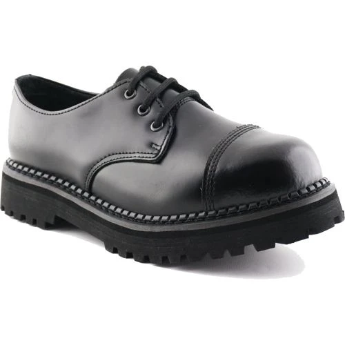 Grinders Unisex Boxer CS Gibson Shoe - Black 4 Grinders Unisex Boxer CS Gibson Shoe - Black - Image 2