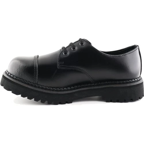 Grinders Unisex Boxer CS Gibson Shoe - Black 9 Grinders Unisex Boxer CS Gibson Shoe - Black - Image 7