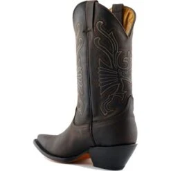 Grinders Unisex Buffalo Pointed Western Cowboy Boots - Brown -Shoe Sales Shop Grinders Buffalo Brown 4 10