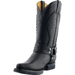 Grinders Mens Galveston Boots - Black 12 Grinders Mens Galveston Boots - Black -Shoe Sales Shop Grinders Galveston Black 2 7