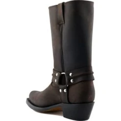 Grinders Unisex Harness Hi Biker Boots - Brown -Shoe Sales Shop Grinders HarnessHi Brown 4 10